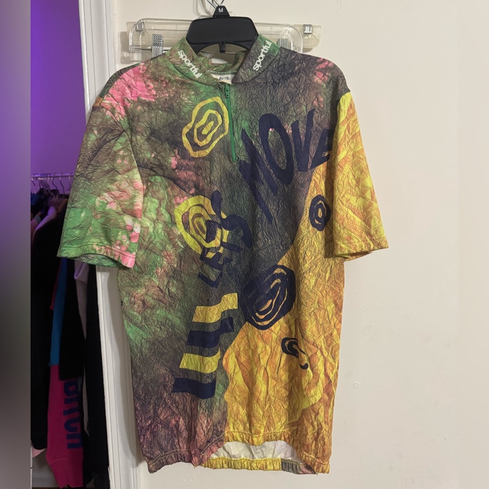 Colorful Graphic Cycling Jersey